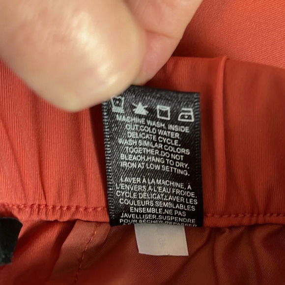 RW&CO Leisure Trousers Burnt Orange Elastic Drawstring Waistband High Waist M - Picture 10 of 12